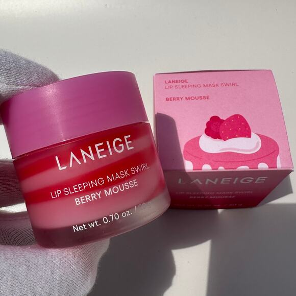 Laneige Lip Sleeping Mask Limited Edition Swirls Berry Orange Vanilla Mint Soda - Picture 11 of 16